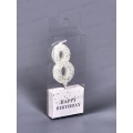 Свечи для торта "Фактура цифра 8" 4,6см 448-375 Свечи для торта "Фактура цифра 8" 4,6см 448-375