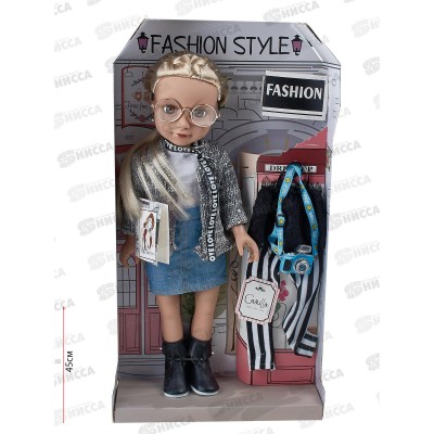 Кукла 45см, 2317462, с аксессуарами в коробке 22*11*50см