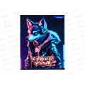Тетрадь 48л кл. Alingar Cyber punk, мел, 4 дизайна., AL10817 *8/96 Тетрадь 48л кл. Alingar Cyber punk, мел, 4 дизайна., AL10817 *8/96
