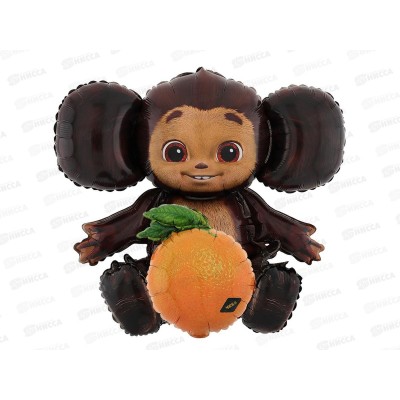 Шар К ФИГУРА AIR Чебурашка (фольга), 1208-0690 Шар К ФИГУРА AIR Чебурашка (фольга), 1208-0690