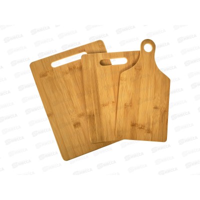 Набор досок разделочных 3шт бамбук 10014-4 *12