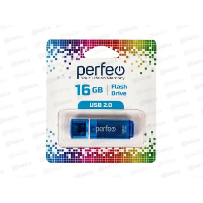 Флеш-карта Perfeo USB 16GB C13 Blue