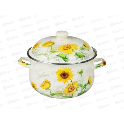 Кастрюля  3,6л Подсолнухи Vetta индукция 894-522 г Кастрюля  3,6л Подсолнухи Vetta индукция 894-522 г