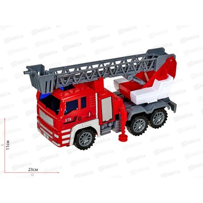 Машинка инерционная 2417979 Пожарная в пакете 21,5*11*7,8см Машинка инерционная 2417979 Пожарная в пакете 21,5*11*7,8см