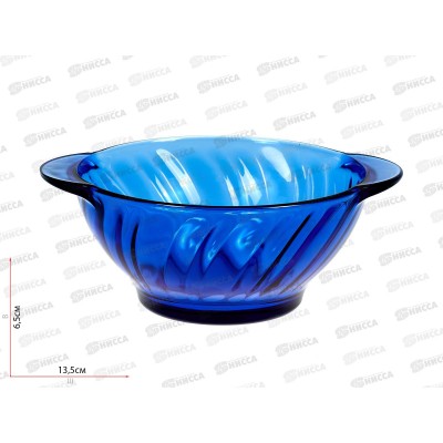 Бульонница с ушками 510мл  &quotSea Brim&quot Saphir, дымка 50117 *12