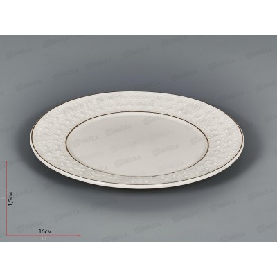 Тарелка десертная CS228817-A 15,5см Снежная королева круг 749228 *48