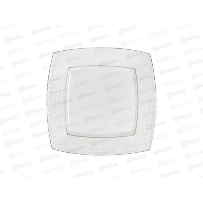 Тарелка десертная CS22820-A 20,0см Снежная королева квадрат 749154 *24