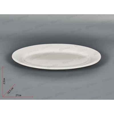Блюдо овальное SRHT012 25,5см Общепит 182226 *50 Блюдо овальное SRHT012 25,5см Общепит 182226 *50