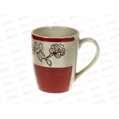 Кружка RX007 360мл Розовый ситец 2 бочка 178094 *48