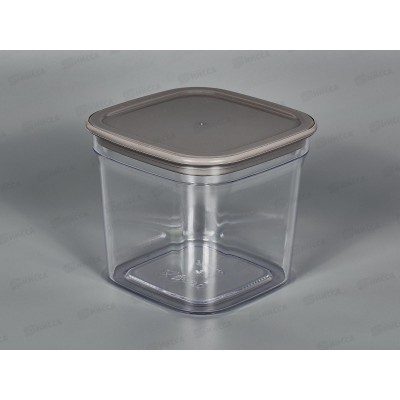 Контейнер для сыпучих продуктов Смарт 0,6л Пыльно-серый С413Псер *16 Контейнер для сыпучих продуктов Смарт 0,6л Пыльно-серый С413Псер *16