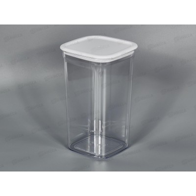 Контейнер для сыпучих продуктов Смарт 1,3л белый С414Бел Контейнер для сыпучих продуктов Смарт 1,3л белый С414Бел