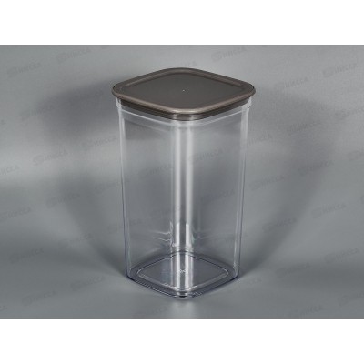 Контейнер для сыпучих продуктов Смарт 1,3л Пыльно-серый С414Псер *16 Контейнер для сыпучих продуктов Смарт 1,3л Пыльно-серый С414Псер *16