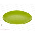 Тарелка плоская Натура d200мм Оливковая С945Олв Тарелка плоская Натура d200мм Оливковая С945Олв