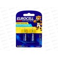 Батарейки Eurocell цинк-углеродные AAA 2шт 0147 *12/240