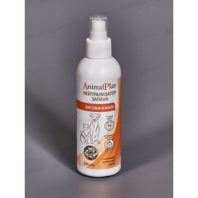 Animal Play Спрей зоогигиенический Нейтрализатор запаха для собак и кошек 200мл *12 Animal Play Спрей зоогигиенический Нейтрализатор запаха для собак и кошек 200мл *12