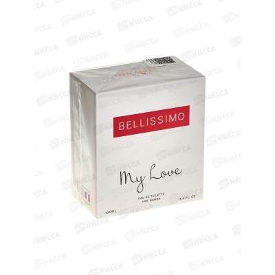 Bellissimo My Love, туалетная вода 100мл женская М Bellissimo My Love, туалетная вода 100мл женская М