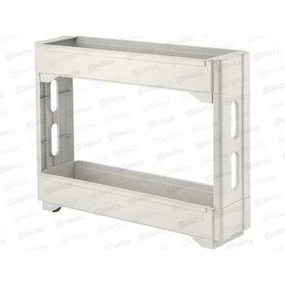 Этажерка 2-х секционная Keeplex на колесиках KL383712048 Этажерка 2-х секционная Keeplex на колесиках KL383712048
