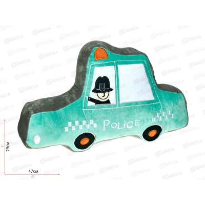Мягкая игрушка 987-4-15 Полицейская машина 50*30см Мягкая игрушка 987-4-15 Полицейская машина 50*30см
