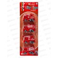 Набор машин пожарной техники №2023-42 инерция, 4шт, блистер 40*4,5*13,5 Набор машин пожарной техники №2023-42 инерция, 4шт, блистер 40*4,5*13,5