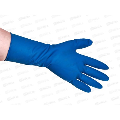 Перчатки латексные сверхпрочные р.M 25пар *10 HR002S 131 059