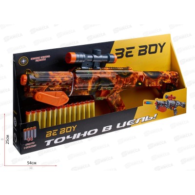 Ружье &quotBeBoy&quot IT108430 стреляющее софт-патронами, 14шт, в коробке