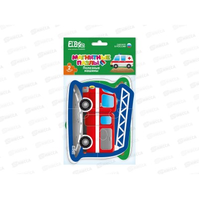 Магнитный пазл "Полезные машины" ЕТ04-001 Магнитный пазл "Полезные машины" ЕТ04-001