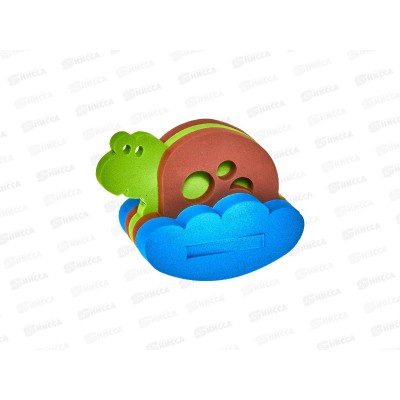 Игрушка-конструктор для купания "Черепаха" 03-015 Игрушка-конструктор для купания "Черепаха" 03-015