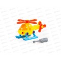 Конструктор-транспорт "Вертолёт" (16 элементов), 76663 в сеточке  *28