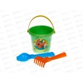 Набор песочный №11 "Три кота" 77929 (ведро+совок+грабельки) *16 Набор песочный №11 "Три кота" 77929 (ведро+совок+грабельки) *16
