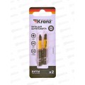 Бита PZ1*50 для шуруповерта 2шт Kranz KR-92-0418-1 Бита PZ1*50 для шуруповерта 2шт Kranz KR-92-0418-1