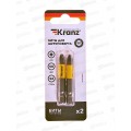 Бита PZ2*50 для шуруповерта 2шт Kranz KR-92-0419-1