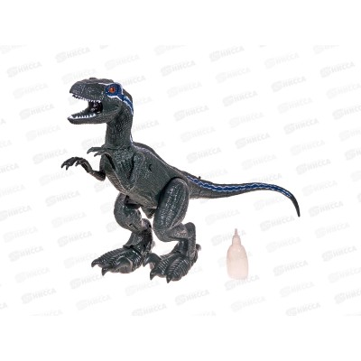Динозавр Y24303032 &quotВелоцираптор&quot на батарейках, свет, звук, пар, коробка