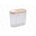 Емкость для сыпучих продуктов 1л с дозатором Бежевый 431250707 *18 БП Емкость для сыпучих продуктов 1л с дозатором Бежевый 431250707 *18 БП