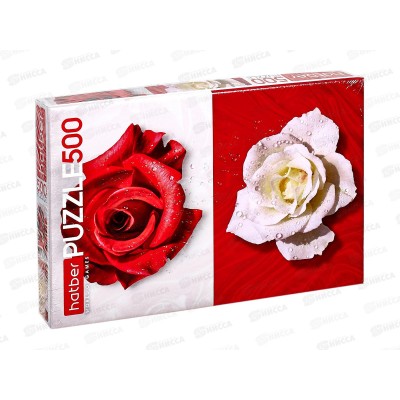 ПАЗЛЫ 500 элементов Hatber Дыхание роз, 330*480мм, 26352 *14