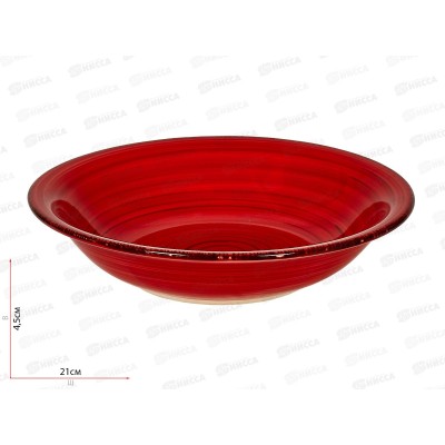 Тарелка суповая Scarlet 21см DMD003 Тарелка суповая Scarlet 21см DMD003