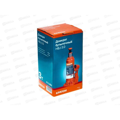 Домкрат гидравлический бутылочный 3,0т Кратон HBJ-3,0 005