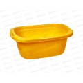 Таз 27л пластмассовый овальный желтый ИНТ *10 Таз 27л пластмассовый овальный желтый ИНТ *10