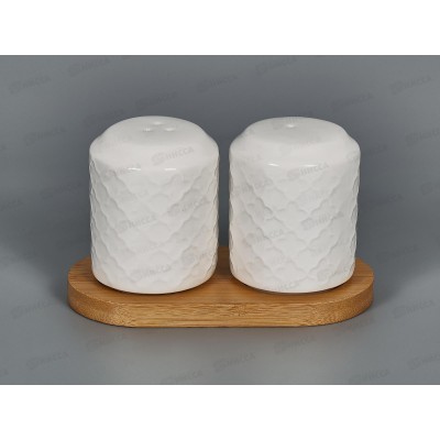 Набор для пеций 2предмета Naturel (солонка, перечница), на бамбук. подставке п/у 2630295 *60 Набор для пеций 2предмета Naturel (солонка, перечница), на бамбук. подставке п/у 2630295 *60