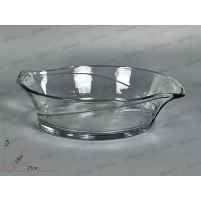 Блюдо WAVE 1800мл, 28*23см, 161011W Блюдо WAVE 1800мл, 28*23см, 161011W