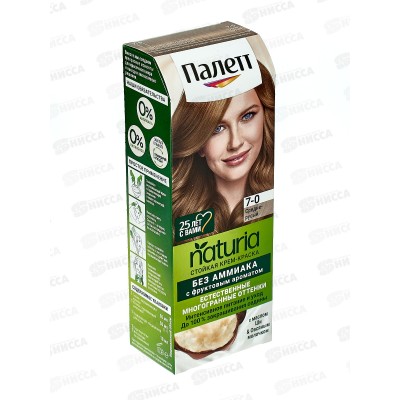 Палетт Naturia краска для волос 7-0 Средне-русый *10