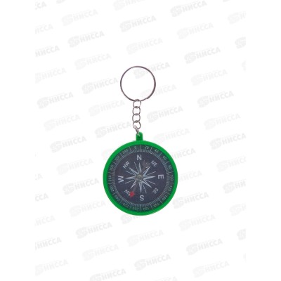 Брелок с компасом микс 4,5*1см 1268416 Брелок с компасом микс 4,5*1см 1268416