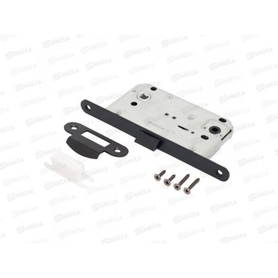 Защелка с фиксатором Аллюр АРТ 5300P-WC BL мат черный *40 898 Защелка с фиксатором Аллюр АРТ 5300P-WC BL мат черный *40 898