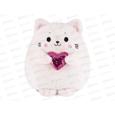 Котик с сердцем, 35см, MT-MRT-С01202304-35S Maxitoys Котик с сердцем, 35см, MT-MRT-С01202304-35S Maxitoys
