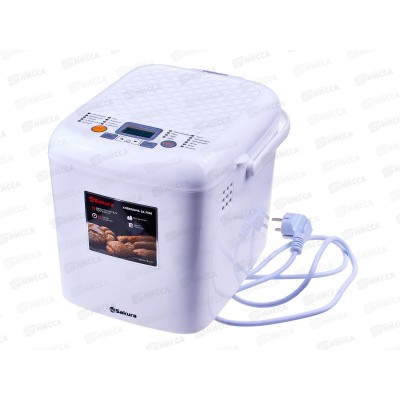 Хлебопечь SA-7508W 500Вт 19прогр 500/600г Хлебопечь SA-7508W 500Вт 19прогр 500/600г