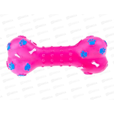 Игрушка для собак &quotКосточка-грызунок&quot с пищалкой (063485) *12  Ж