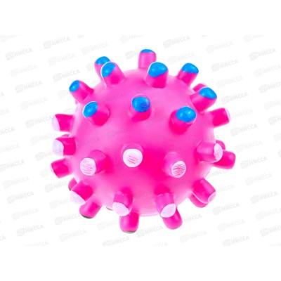 Игрушка для собак &quotМяч с пупырками&quot с пищалкой (063474)  *12 Ж