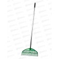 Грабли веерные пластмассовые 22 зуба "Гардения" 440мм, с алюминиевым черенком, 010819-2 Грабли веерные пластмассовые 22 зуба "Гардения" 440мм, с алюминиевым черенком, 010819-2