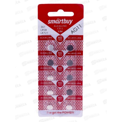 Батарейка SmartBuy AG11-10B *10/100/2000