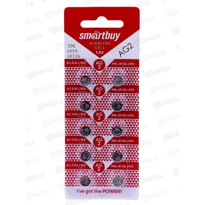 Батарейка SmartBuy AG2-10B *10/100/2000