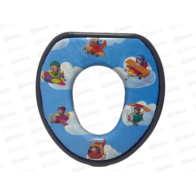 Сиденье на унитаз мягкое дет "Смелые летчики" *30 МП Сиденье на унитаз мягкое дет "Смелые летчики" *30 МП